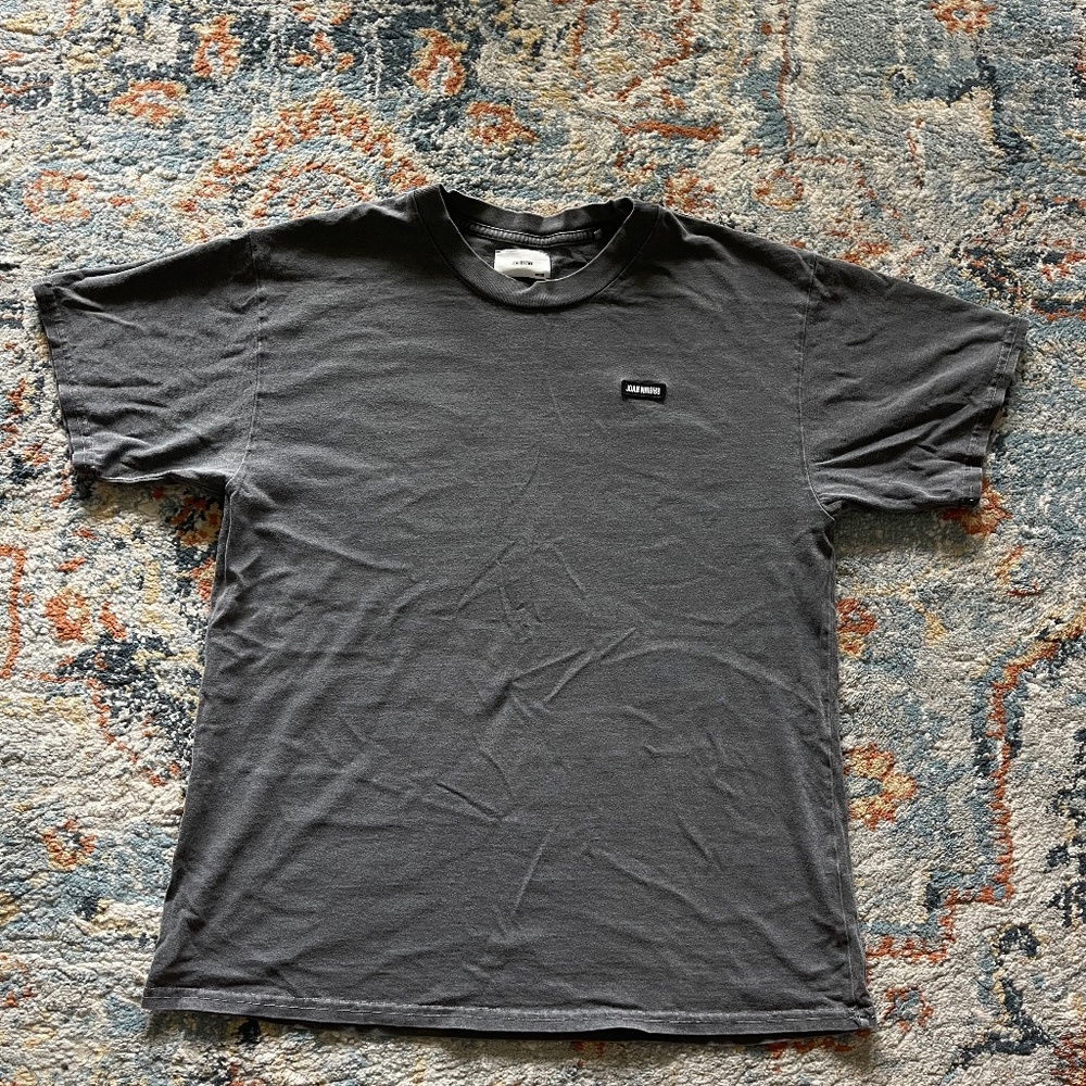 Joah Brown Oversized  faded grey t shirt